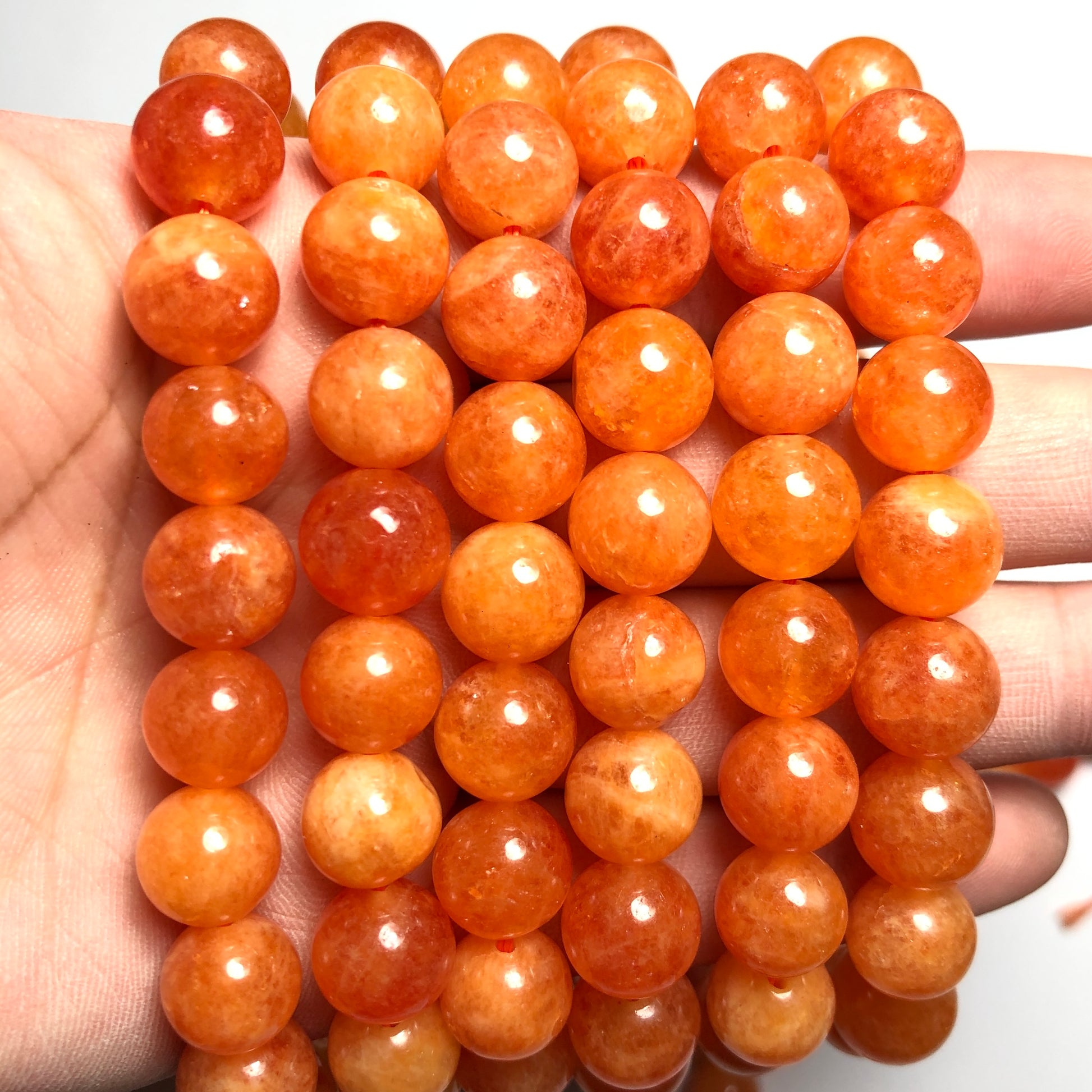 2 Strands/lot 10mm Orange Golden Sunstone Quartz Round Stone Beads Stone Beads New Beads Arrivals Other Stone Beads Charms Beads Beyond