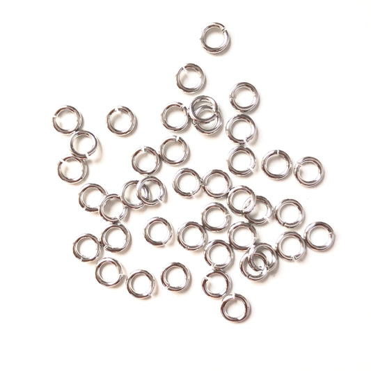 200pcs/lot 5/6/8mm Gold Plated Jump Ring-Silver Accessories Charms Beads Beyond