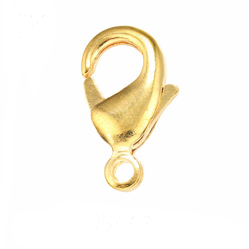 100pcs/lot 10-23mm Gold Plated Lobster Clasp-Gold Accessories Charms Beads Beyond