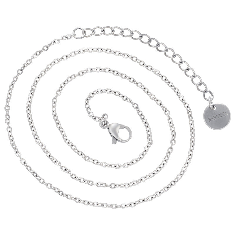 10pcs/lot 18inch Stainless Steel Chain Necklace 18inch Silver Chain Necklaces Charms Beads Beyond