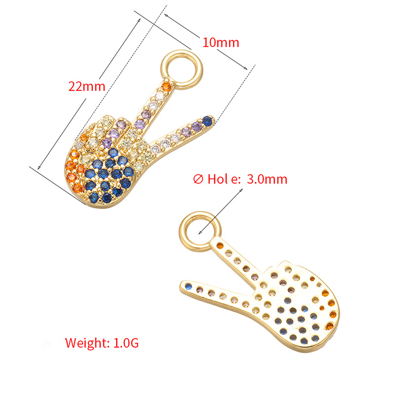 10pcs/lot CZ Paved Colorful Hamsa and Lip Charms CZ Paved Charms Fashion Charms Beads Beyond