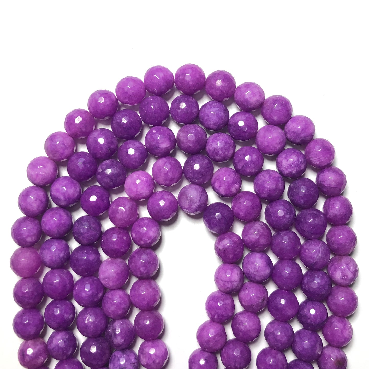 2 Strands/lot 12mm Purple Faceted Jade Stone Beads Stone Beads 12mm Stone Beads Faceted Jade Beads New Beads Arrivals Charms Beads Beyond