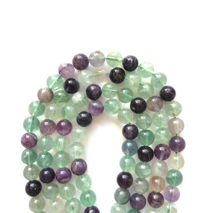 2 Strands/lot 10mm Fluorite Stone Round Beads Stone Beads Other Stone Beads Charms Beads Beyond