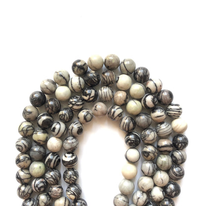 2 Strands/lot 10mm Black Picasso Jasper Stone Round Beads Stone Beads Jasper Beads New Beads Arrivals Charms Beads Beyond