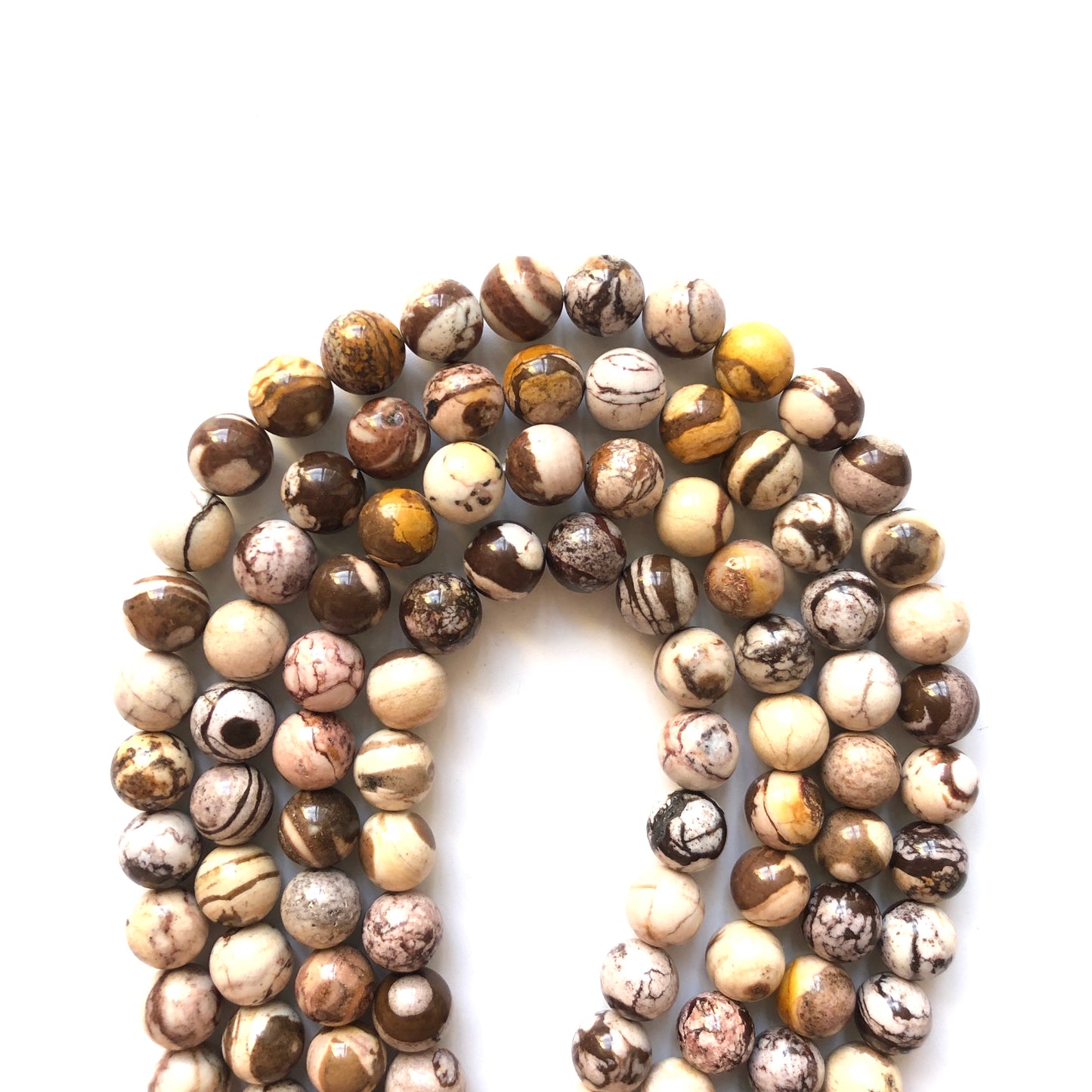 2 Strands/lot 10mm Australian Zebra Jasper Stone Round Beads Stone Beads Jasper Beads Charms Beads Beyond