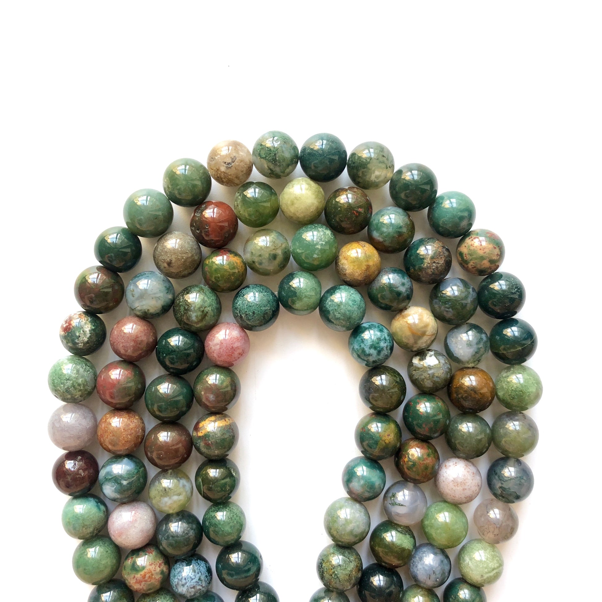 2 Strands/lot 10mm Indian Agate Round Stone Beads Stone Beads Other Stone Beads Charms Beads Beyond