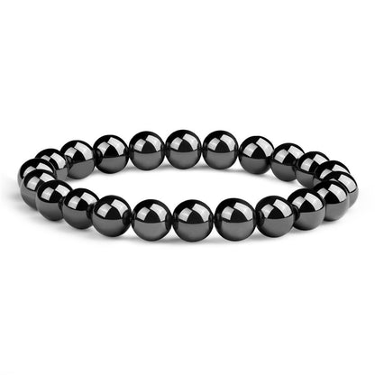 5 Sets/Lot 8mm Tiger Eye Hematite Black Obsidian Bracelet Set for Men Men Bracelets Charms Beads Beyond