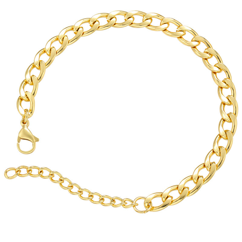 10pcs/lot Gold Silver Stainless Steel Link Chain Adjustable Bracelets for Women Gold Women Bracelets Charms Beads Beyond