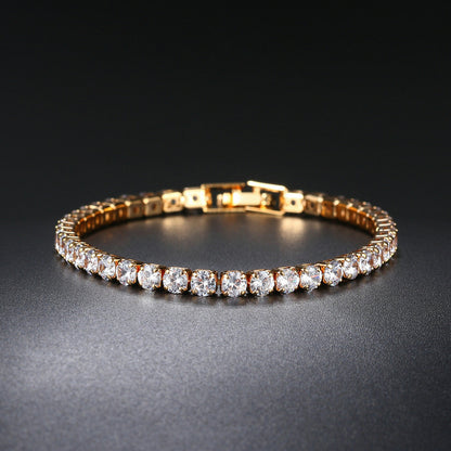 10pcs/lot 2.5-5mm CZ Paved 7 inch Tennis Bracelet Women Bracelets Charms Beads Beyond