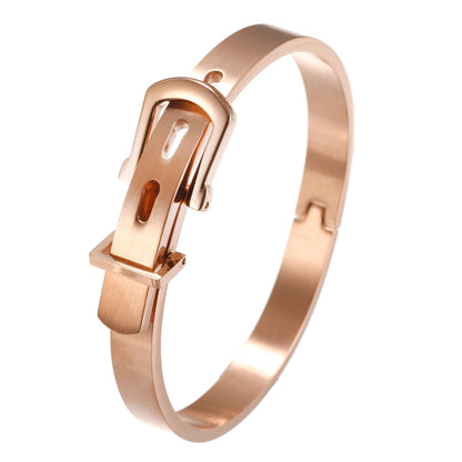 5pcs/lot Fashion Stainless Steel Bangle for Men & Women Rose Gold Women & Men Bracelets Charms Beads Beyond