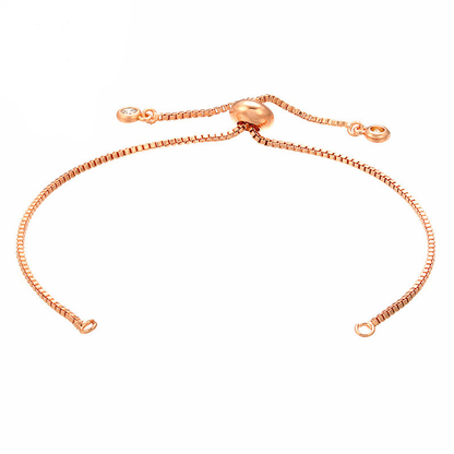 10pcs/lot 9.5inch Gold Plated Adjustable Bracelet Women Bracelets Charms Beads Beyond
