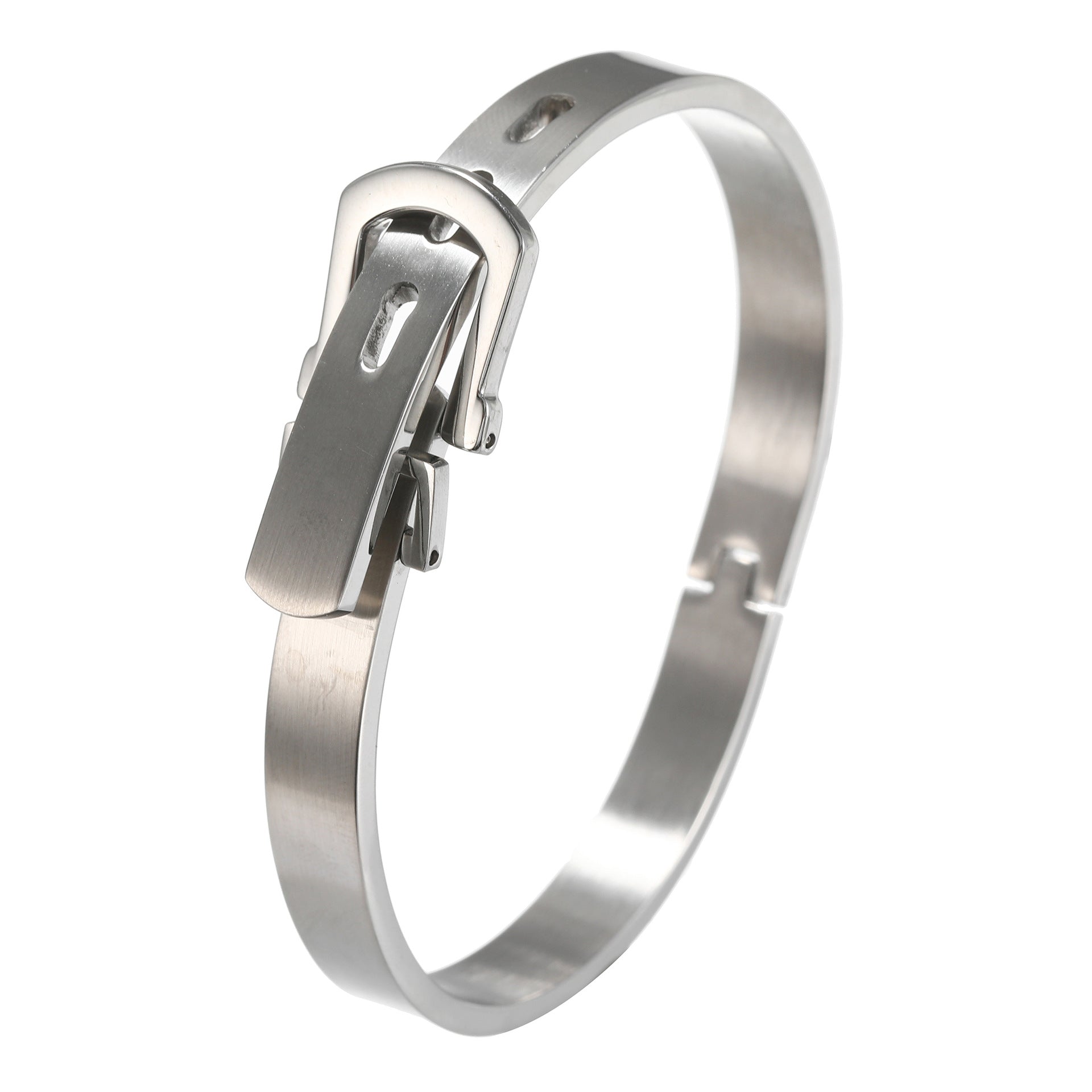 5pcs/lot Fashion Stainless Steel Bangle for Men & Women Silver Women & Men Bracelets Charms Beads Beyond