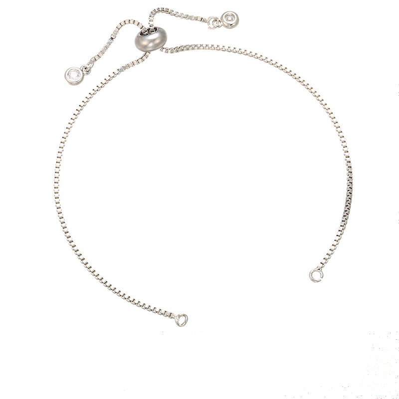 10pcs/lot 9.5inch Gold Plated Adjustable Bracelet Silver Women Bracelets Charms Beads Beyond