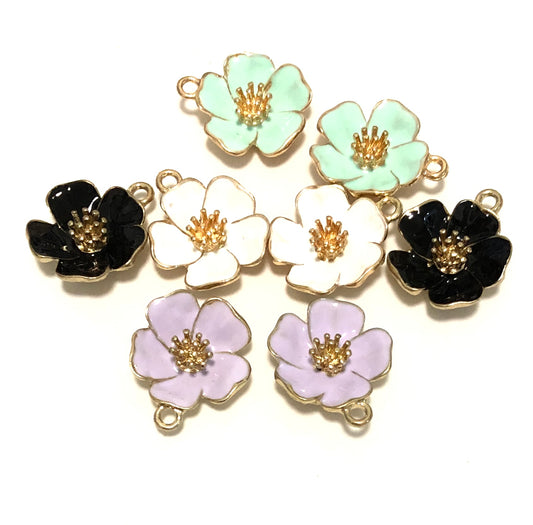 20pcs/lot 20*24mm Flower Charms Alloy Charms Charms Beads Beyond