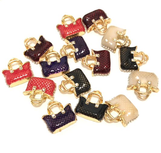 20pcs/lot 20*20mm Bag Charms Alloy Charms Charms Beads Beyond