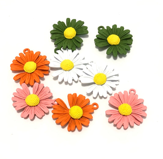 20pcs/lot 25 *30mm Flower Charms Alloy Charms Charms Beads Beyond