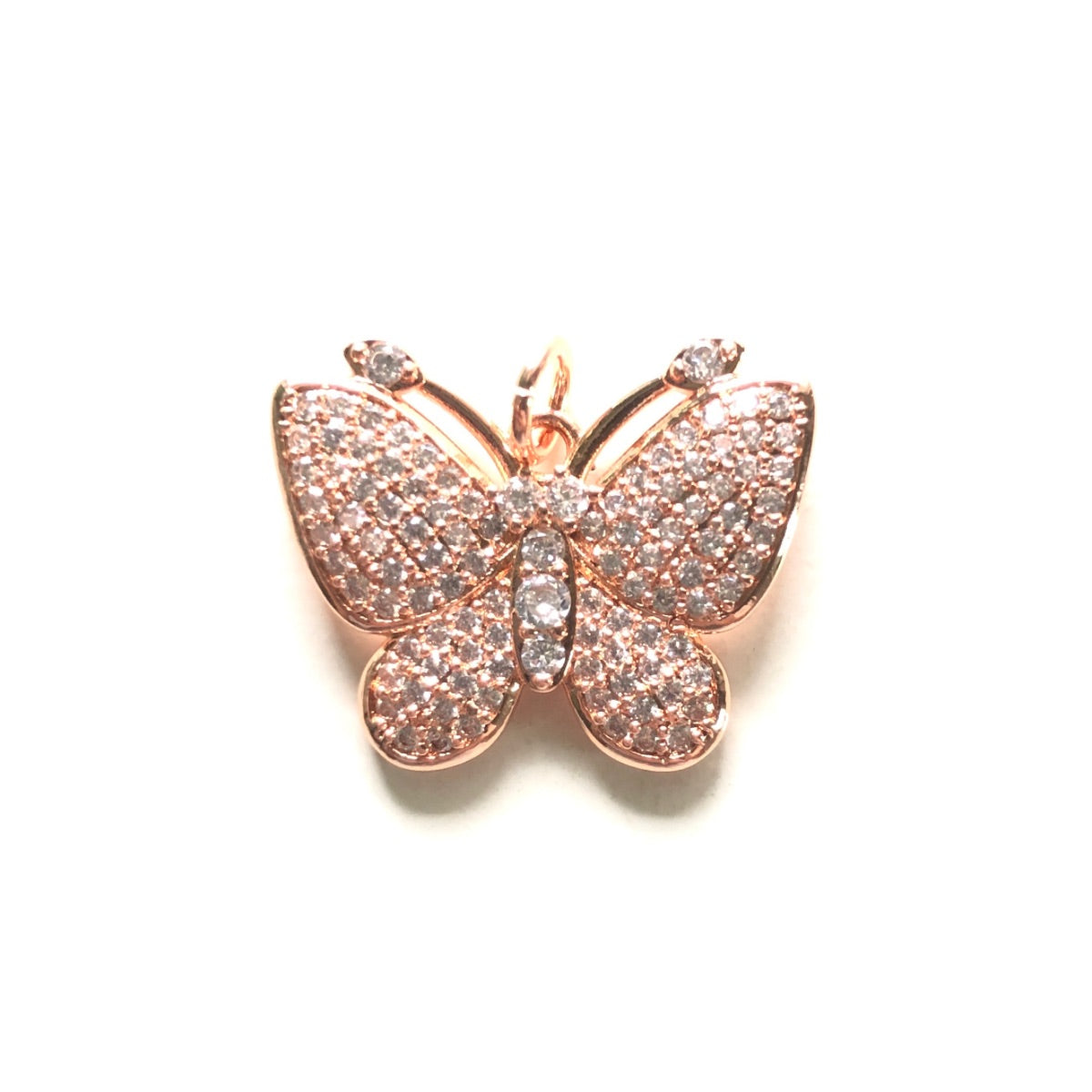 10pcs/lot 25*20mm CZ Paved Butterfly Charms CZ Paved Charms Butterflies New Charms Arrivals Charms Beads Beyond