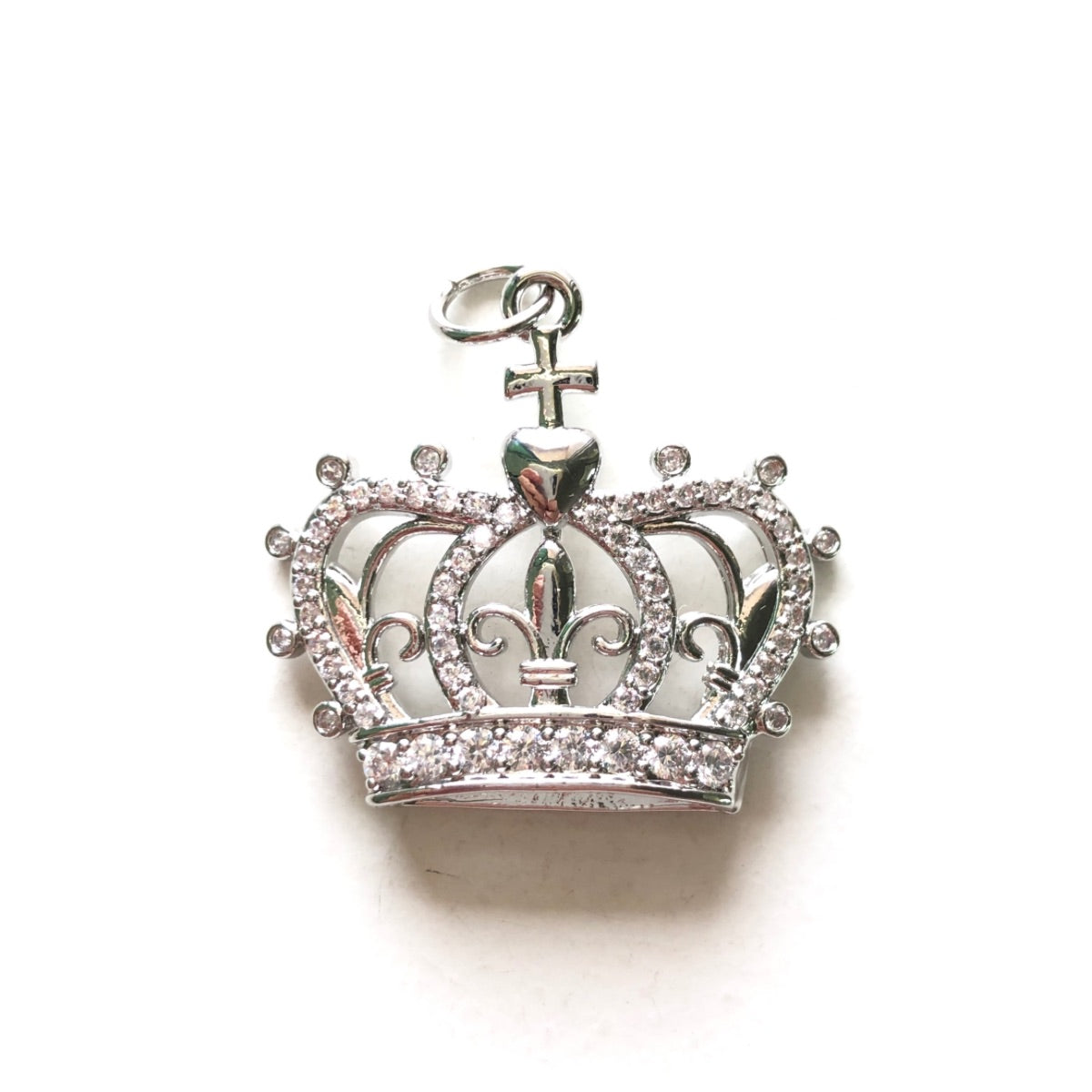 10pcs/lot CZ Paved Crown Charms CZ Paved Charms Crowns New Charms Arrivals Charms Beads Beyond