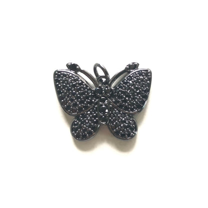 10pcs/lot 25*20mm CZ Paved Butterfly Charms CZ Paved Charms Butterflies New Charms Arrivals Charms Beads Beyond