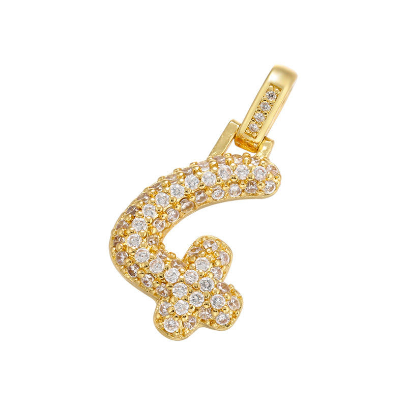 10pcs/lot 29.5*12mm CZ Paved Number Charms- Gold & Silver CZ Paved Charms Initials & Numbers Charms Beads Beyond