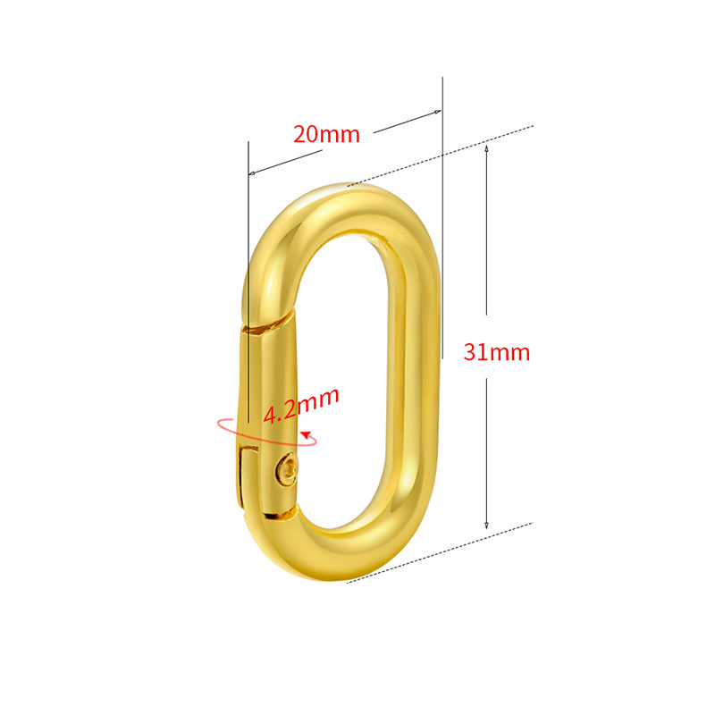 20pcs/lot 18 Gold Plated Circle, Heart, Ellipse Clasps for Bracelet & Necklace Making Accessories Charms Beads Beyond