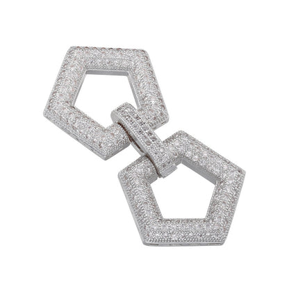 5pcs/lot CZ Paved Clasps for Bracelets & Necklaces Making Style 2 Accessories Charms Beads Beyond