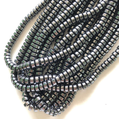 2 Strands/lot 8*4.5mm Flat Round Hematite Stone Beads Black Stone Beads Hematite Beads New Beads Arrivals Charms Beads Beyond