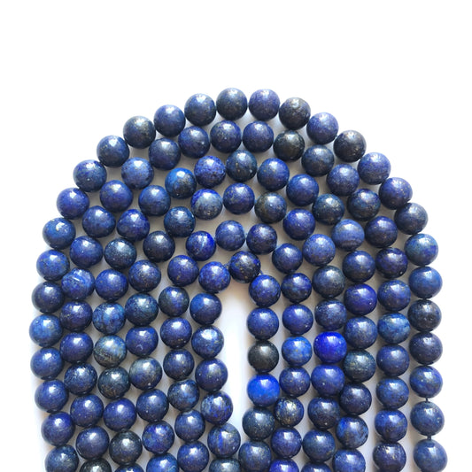 2 Strands/lot 10mm Natural Navy Blue Lapis Lazuli Round Stone Beads Stone Beads Other Stone Beads Charms Beads Beyond