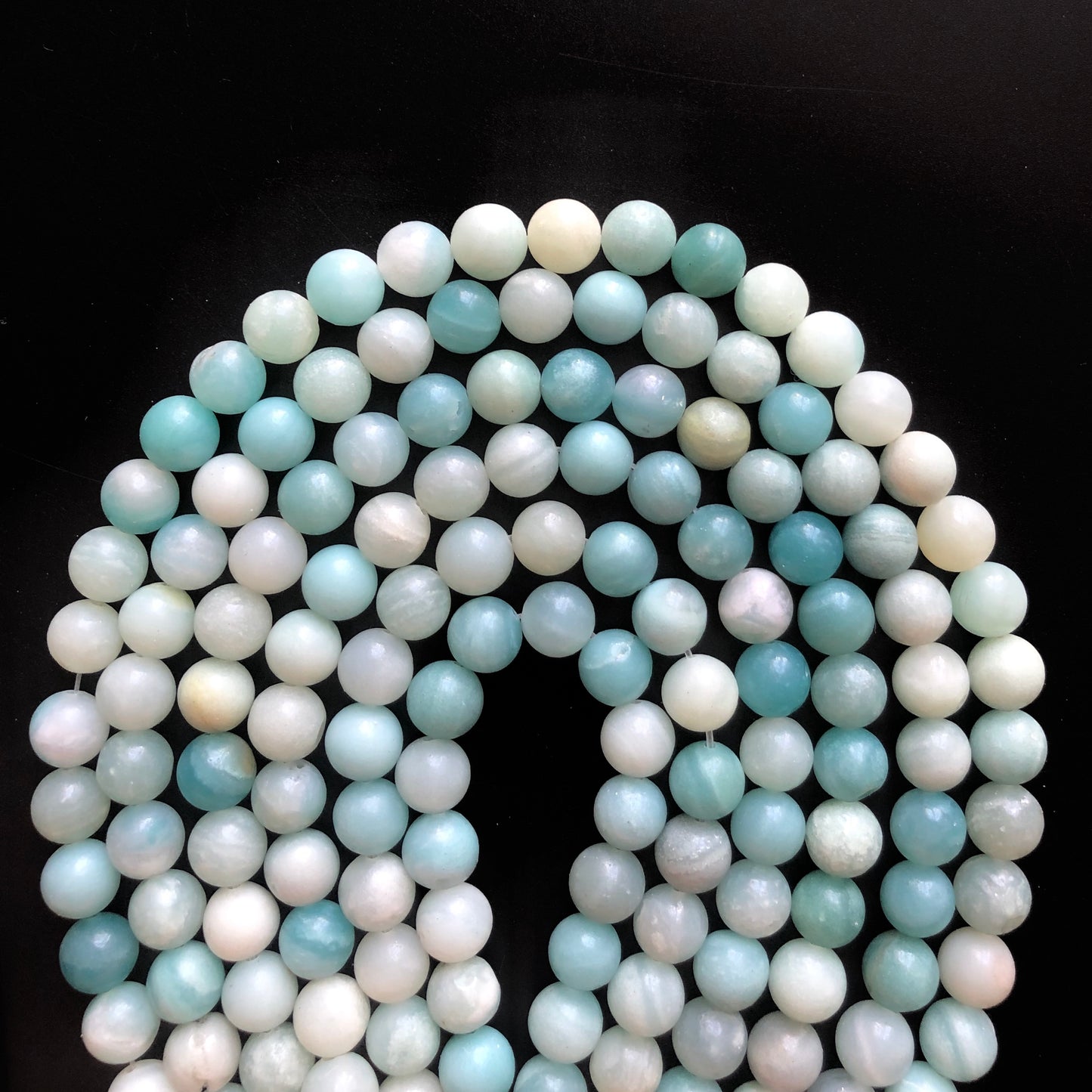 2 Strands/lot 10mm Blue Amazon Round Stone Beads Stone Beads Other Stone Beads Charms Beads Beyond