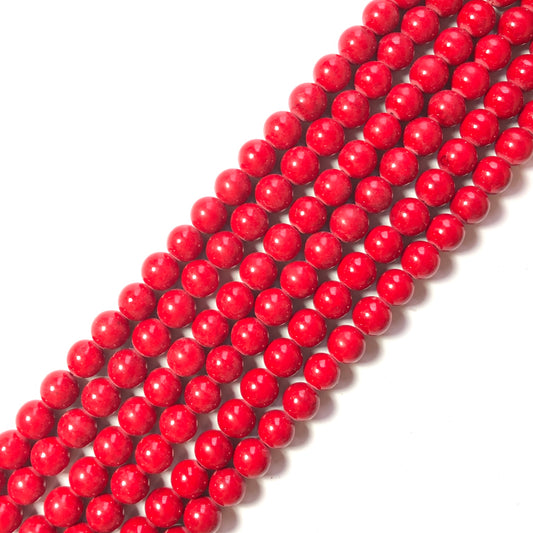 2 Strands/lot 8/10/12mm Red Jade Round Stone Beads Stone Beads 12mm Stone Beads 8mm Stone Beads Round Jade Beads Charms Beads Beyond