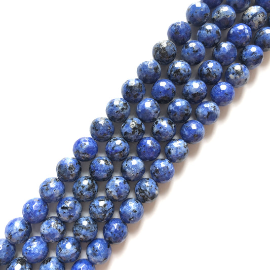 2 Strands/lot 10mm Blue Kiwi Jasper Faceted Stone Beads Stone Beads Jasper Beads Charms Beads Beyond
