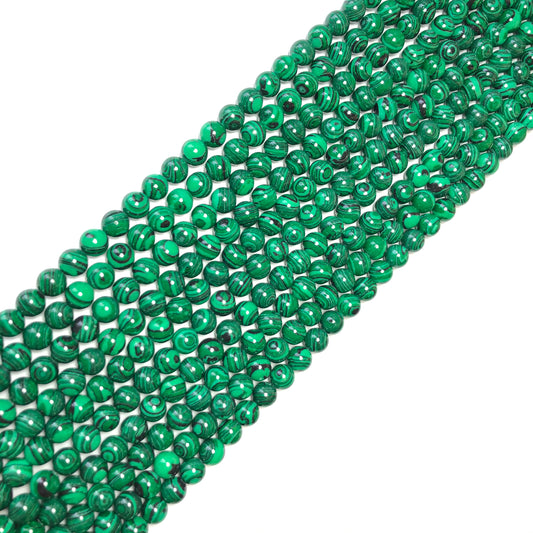 2 Strands/lot 8mm, 10mm Natural Malachite Round Stone Beads Stone Beads 8mm Stone Beads Other Stone Beads Charms Beads Beyond