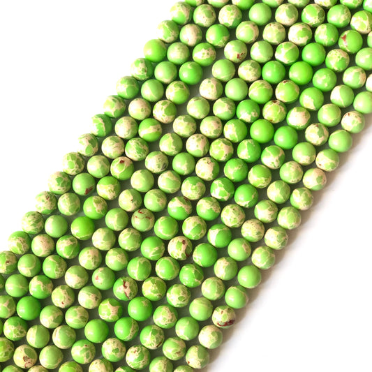 2 strands/lot 8mm, 10mm Green Impression Jasper Round Stone Beads Stone Beads 8mm Stone Beads Jasper Beads Charms Beads Beyond